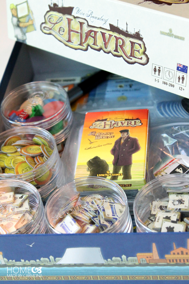 Le Havre tabletop game organization tips