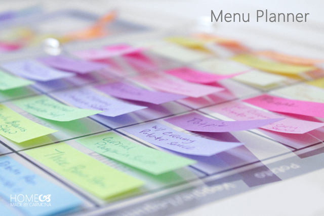 DIY Menu Planning Board (Printable) - Let's Get Crafty!