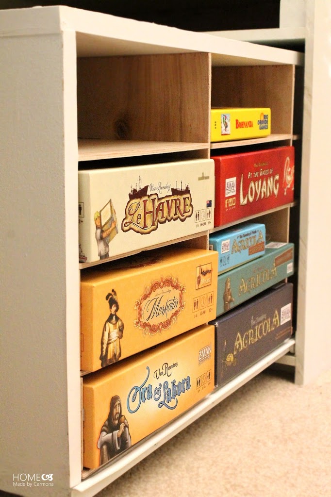 DIY Board Game Cabinet