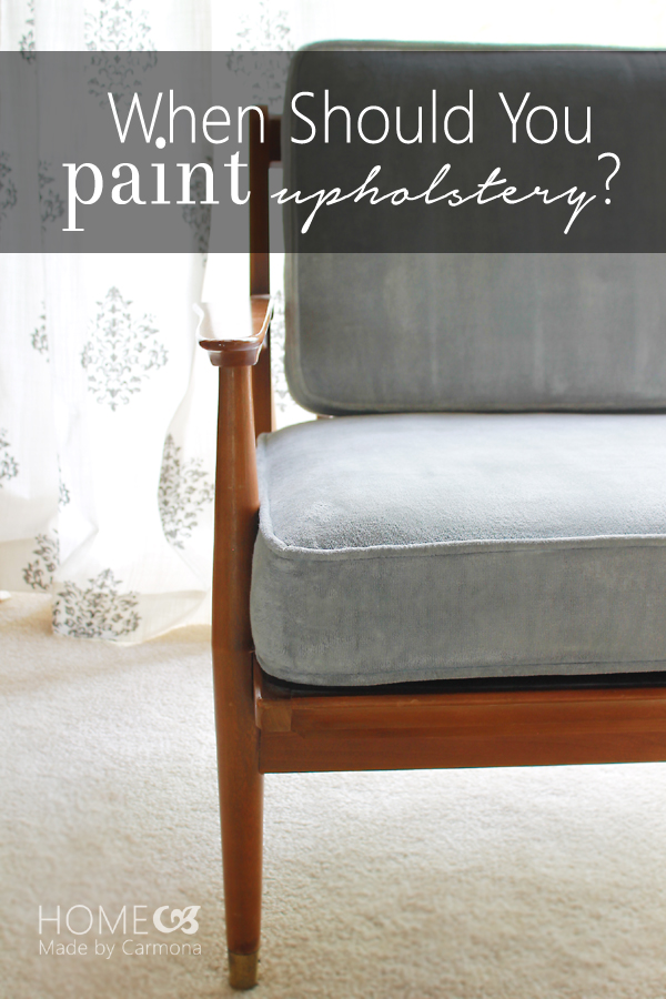 How to Paint Upholstery and Keep It Soft! • Iris Journal