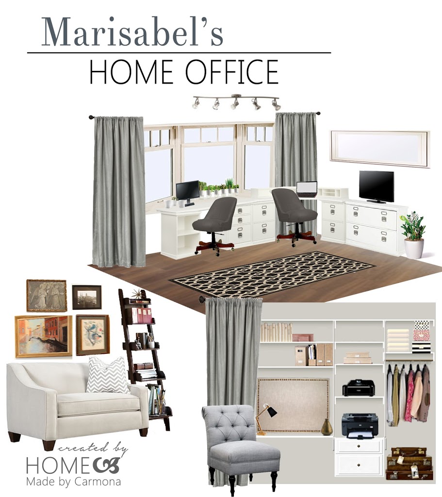 Home-Office-Design-Board - Home Made by Carmona