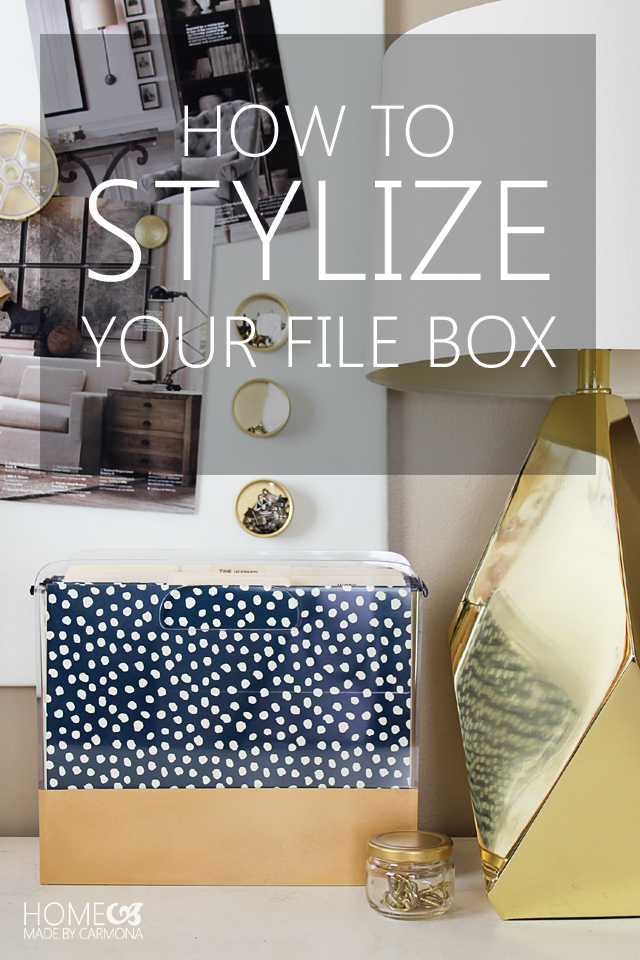 How to Put Together a File Box 