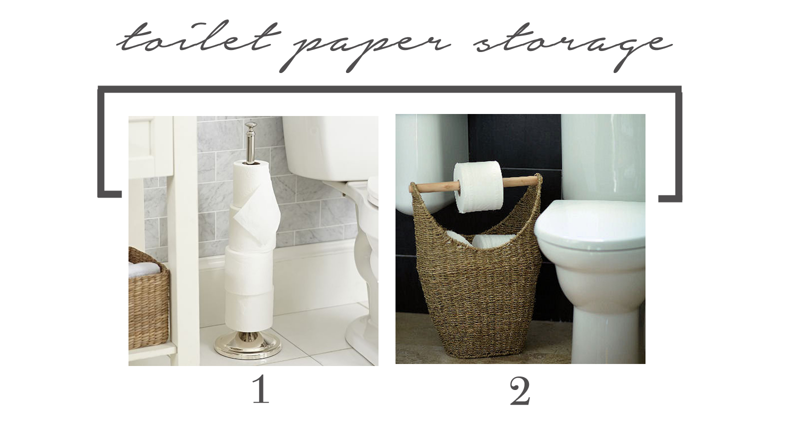 10 Toilet Paper Storage Ideas for a Small Bathroom