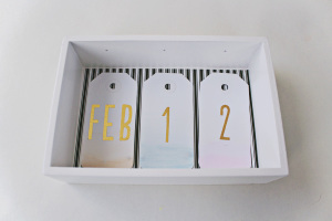 DIY Desk Calendar