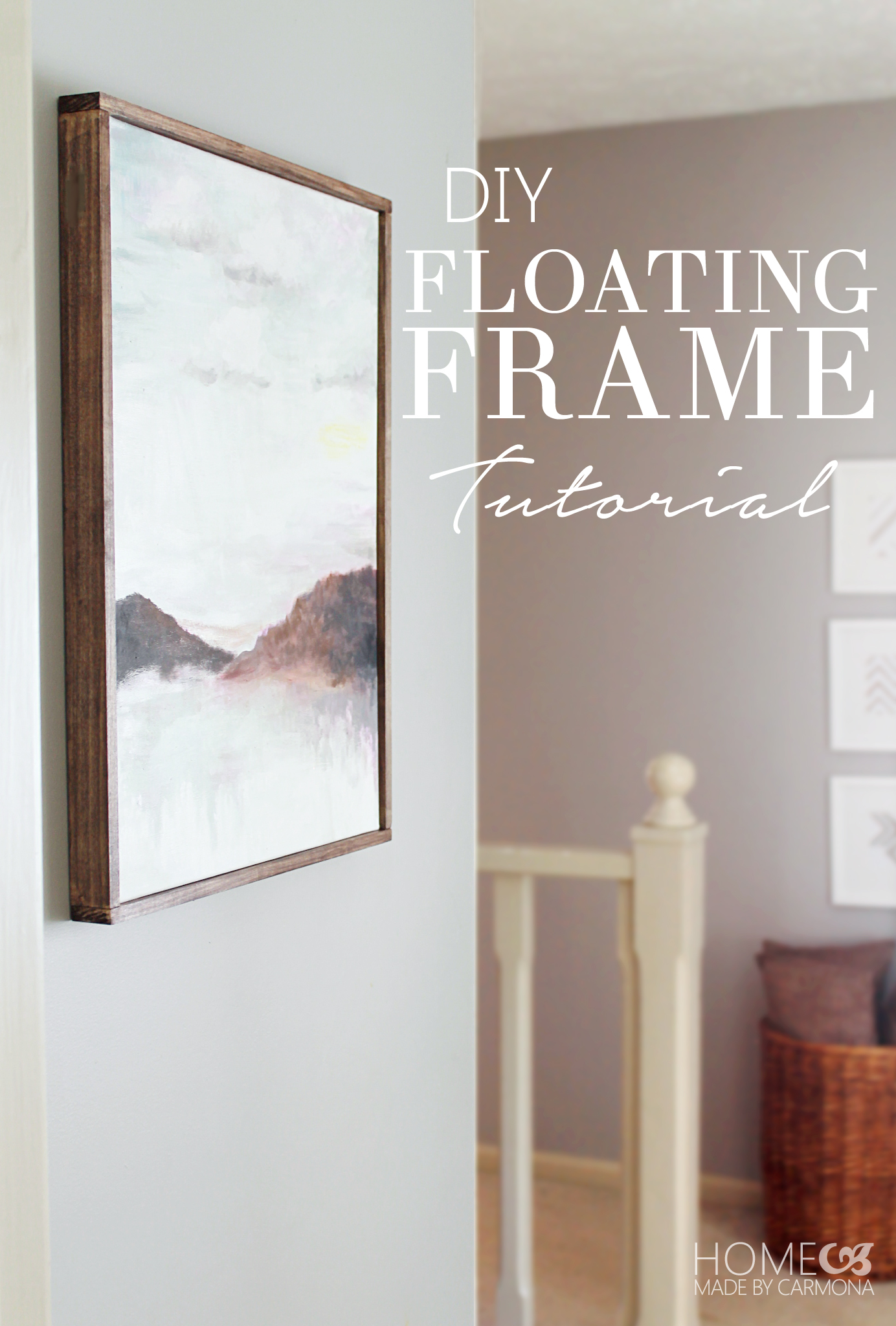 DIY Floating Frame for Canvas & Magnetic Poster Display – Diamond Art Club