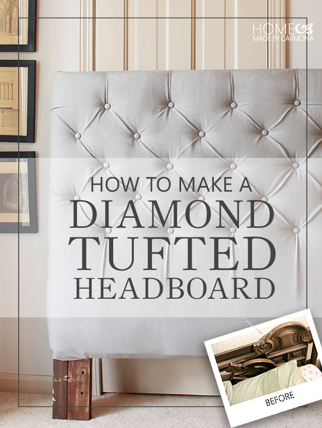 The Easy Way To Make A Diamond Tufted Headboard