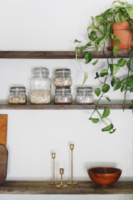 DIY Reclaimed Wood Bookshelf by Anna Elyce Smith