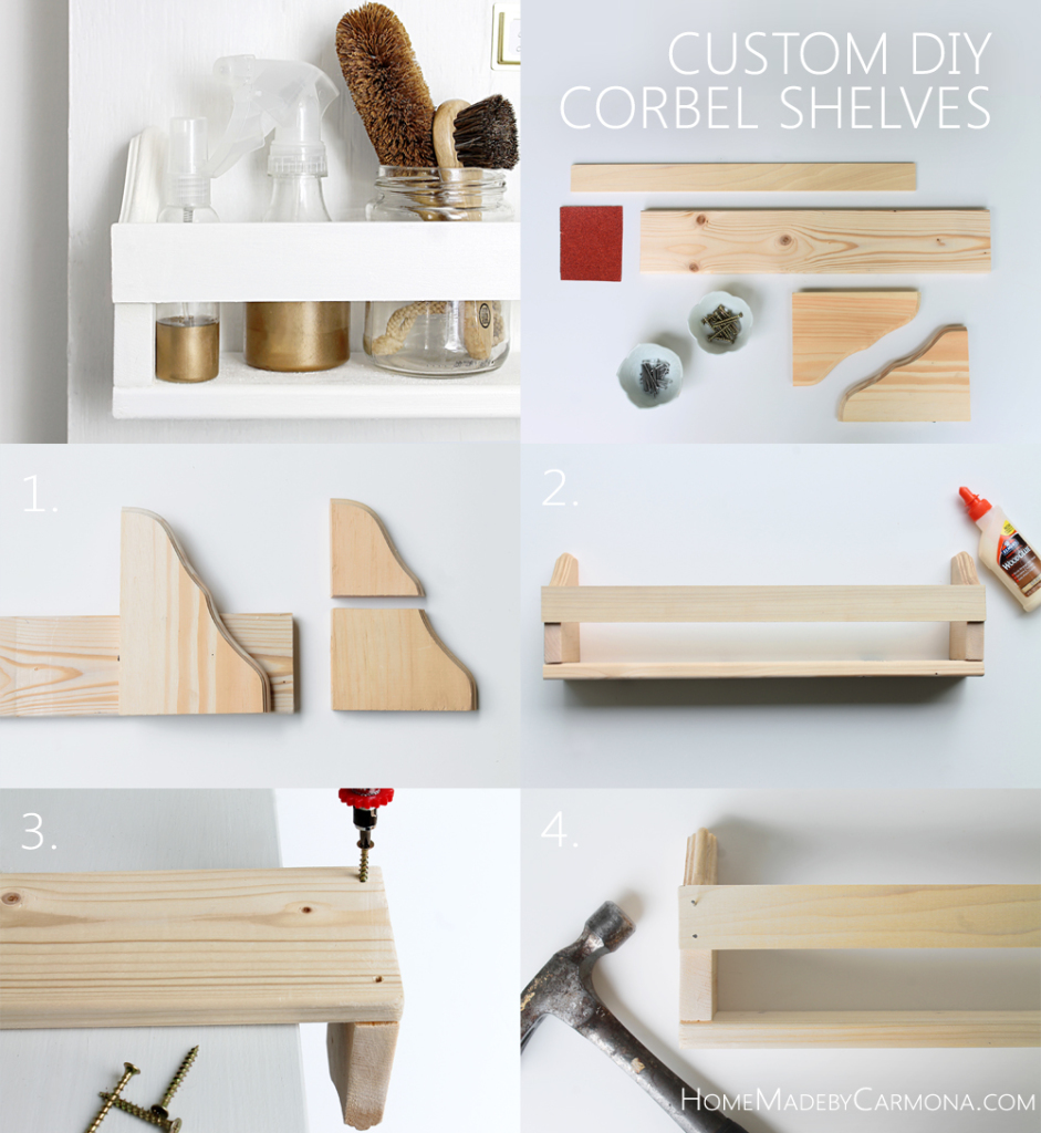 How To Make Custom DIY Corbel Shelves