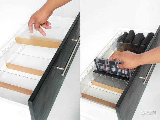 Custom Acrylic Drawer Organizers