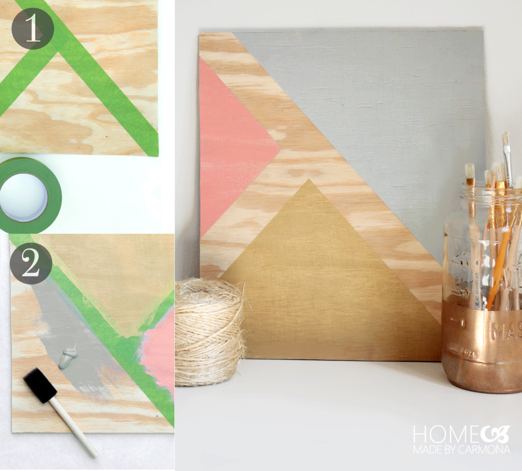 Wall Paint Design Ideas With Tape (10+ DIY Painting Projects)