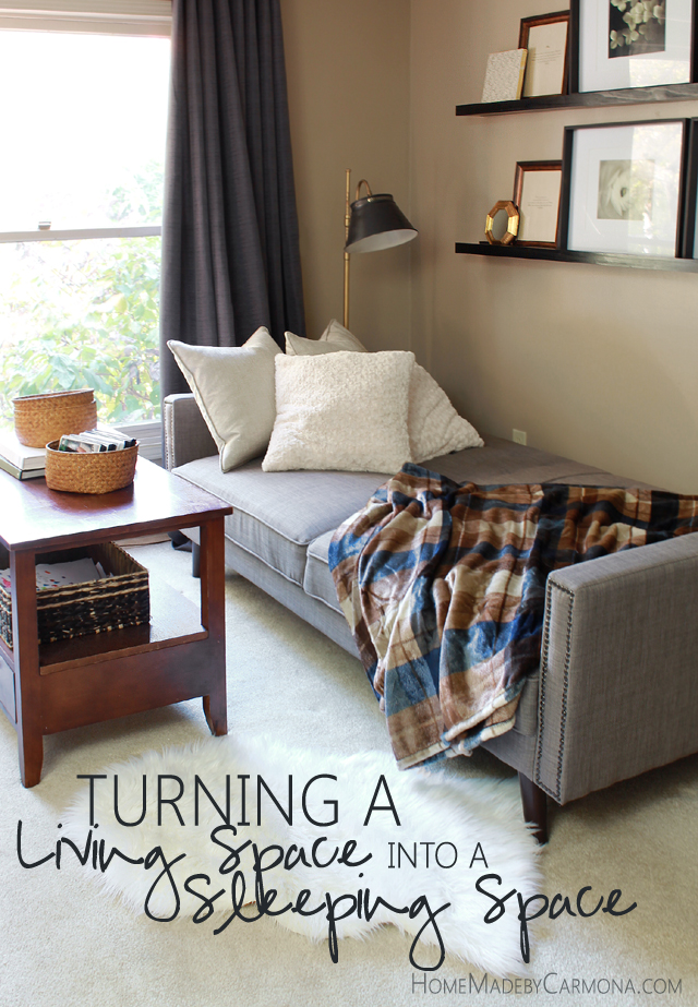 Turning a Living Space into a Comfy Sleeping Space