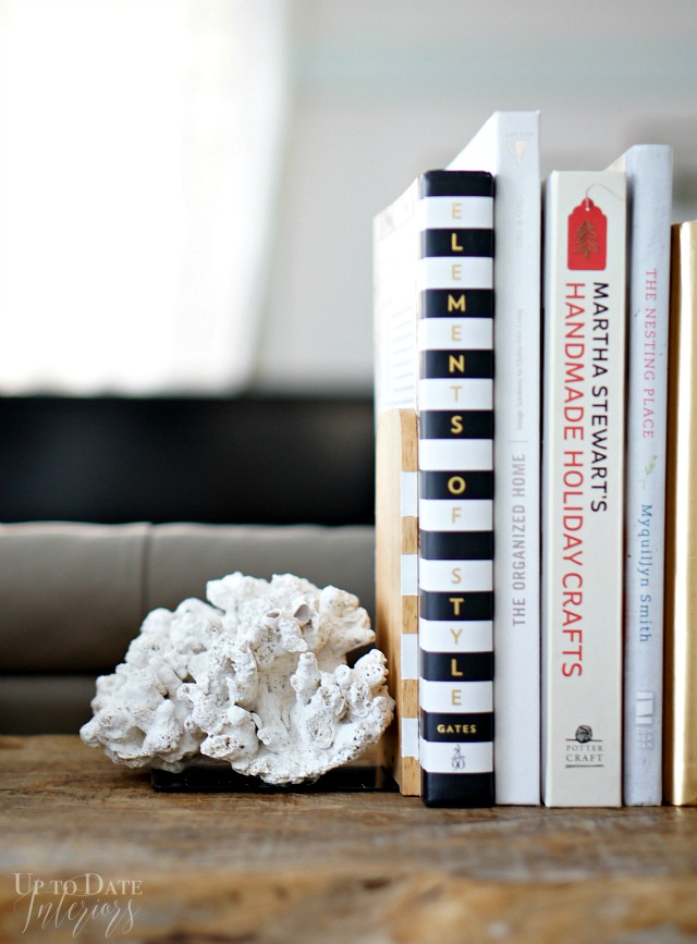 Do-it-yourself Coral Bookends | Up To Date Interiors