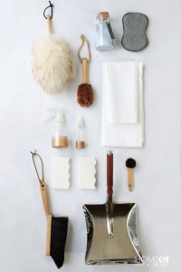 cleaning tools to organize
