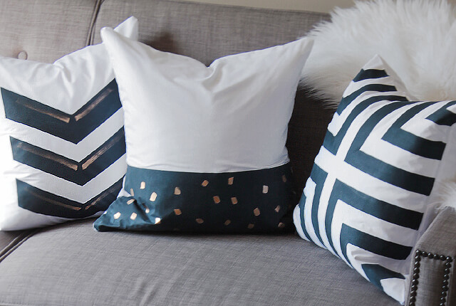 Decorate pillows for a cute custom look!