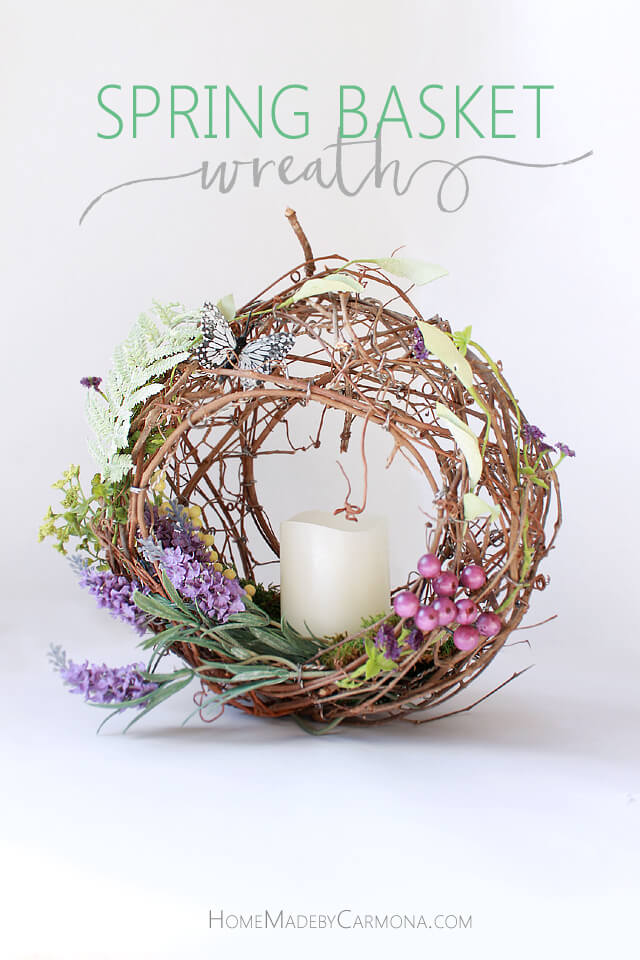 Spring Basket Wreath