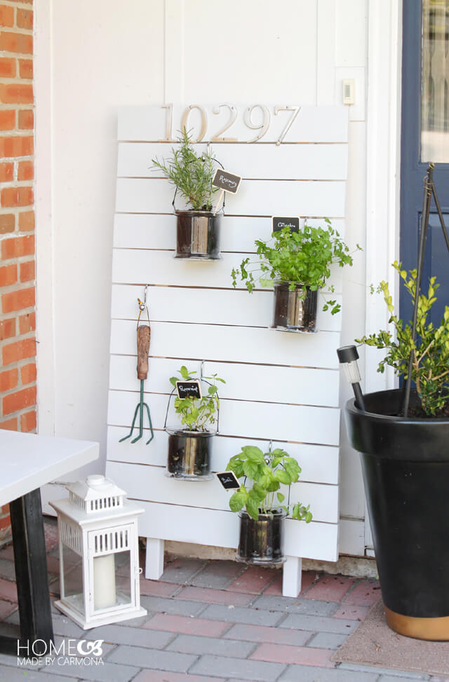 DIY vertical hanging garden