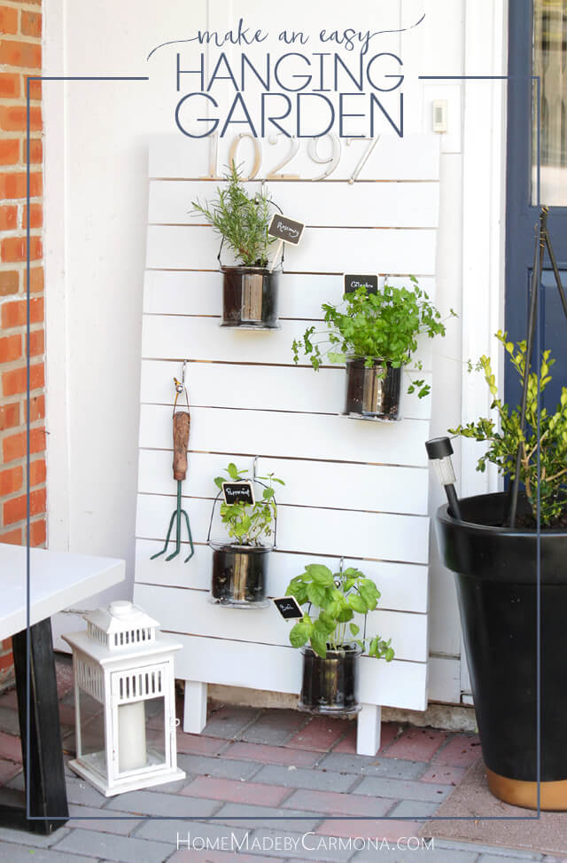 How to make an easy Vertical Hanging Garden