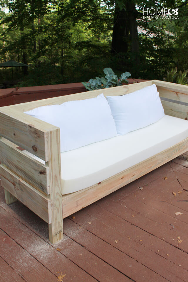 Outdoor DIY Sofa Build Plans