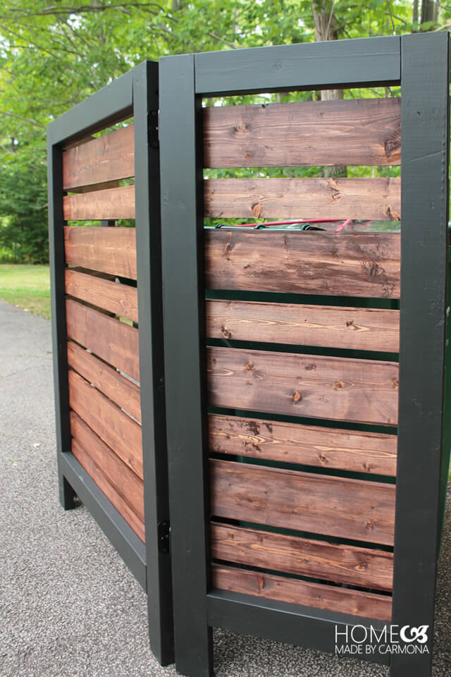 Trash Can Privacy Fence Plans — MAKER GRAY