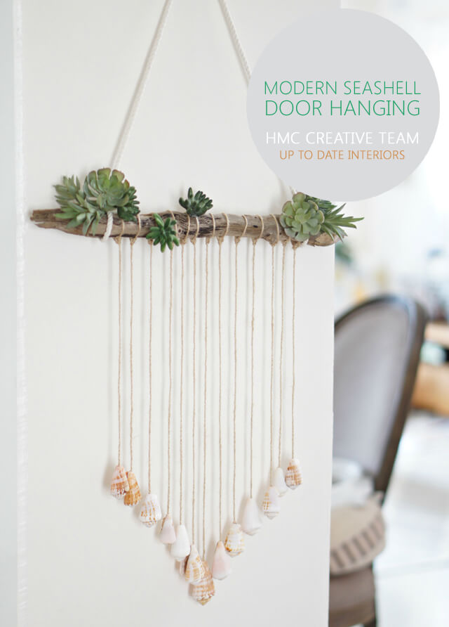 Modern Seashell Door Hanging | Up To Date Interiors