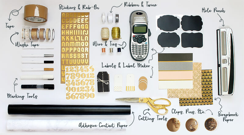 Organizing Kit Must Haves - clever uses for all the listed products