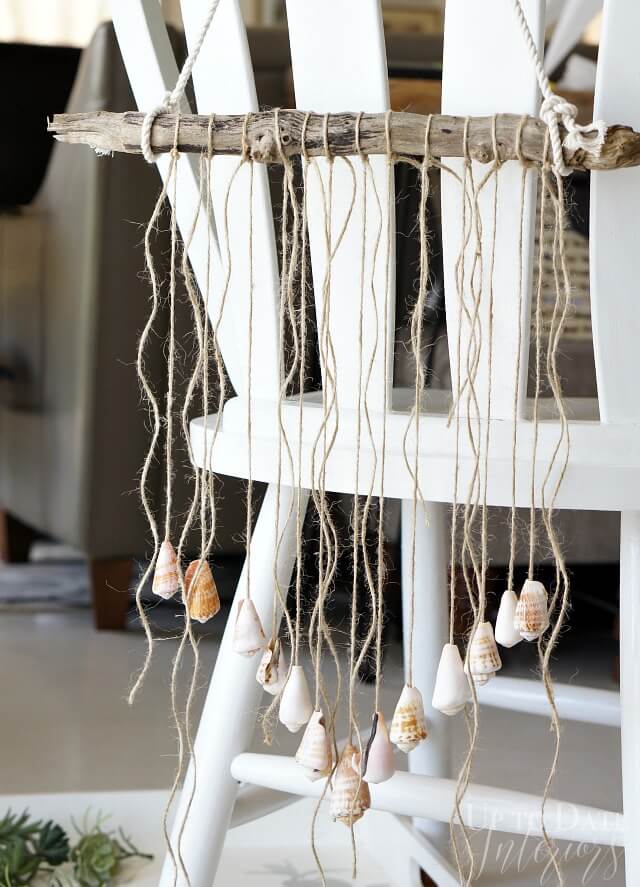 Seashells hanging