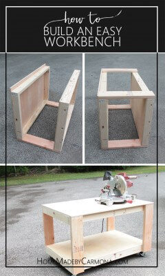 How to: Build An Easy (Super Sturdy) Workbench - Home Made by Carmona