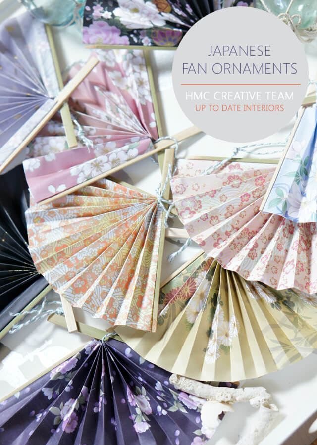 How to make Japanese Fan Ornaments