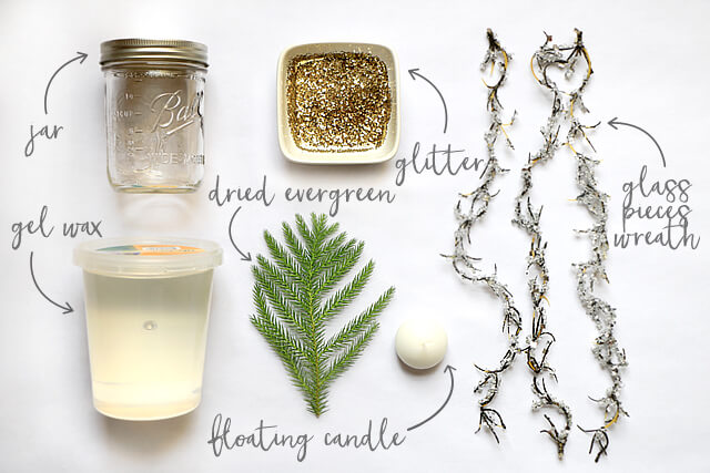 DIY Pine Gel Candles - Home Made by Carmona