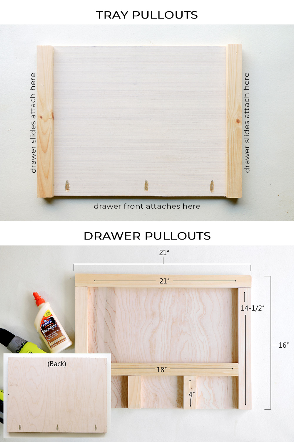 DIY Coffee Table With Pullouts - Home Made by Carmona