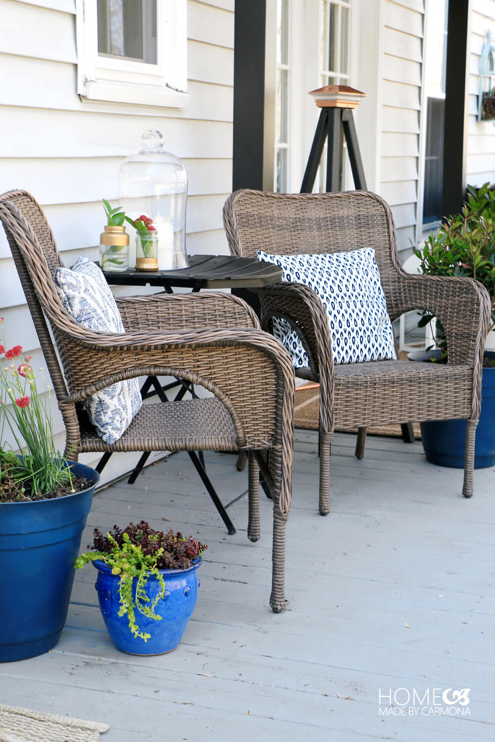 Better homes and gardens camrose farmhouse mix and match stacking shop wicker chairs