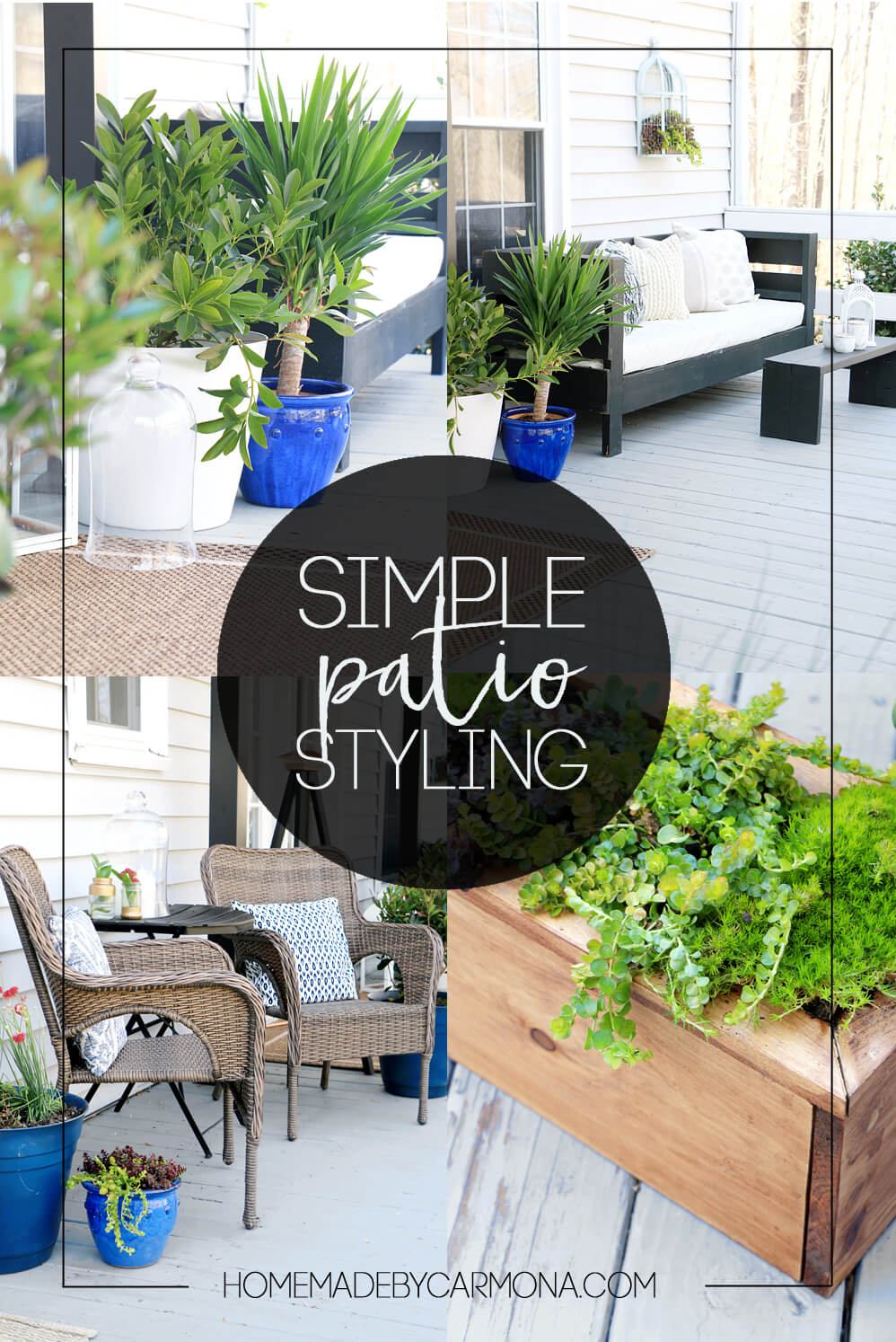 Simple Patio Styling