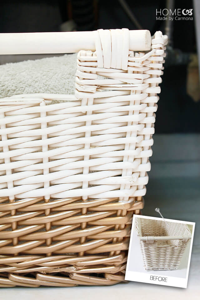 Gold dipped basket style