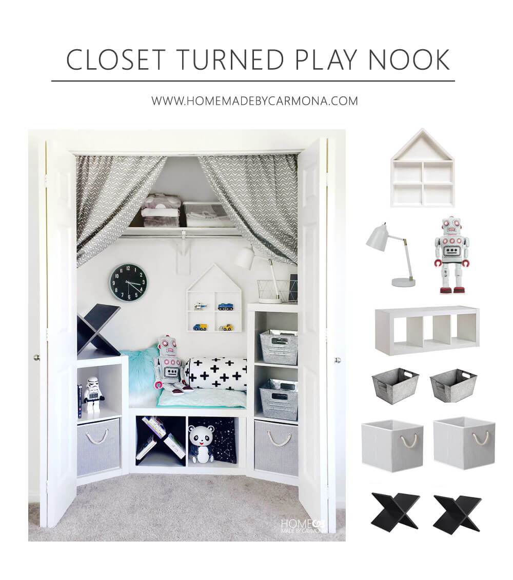 CLoset Turned Play Nook - Copy The Room