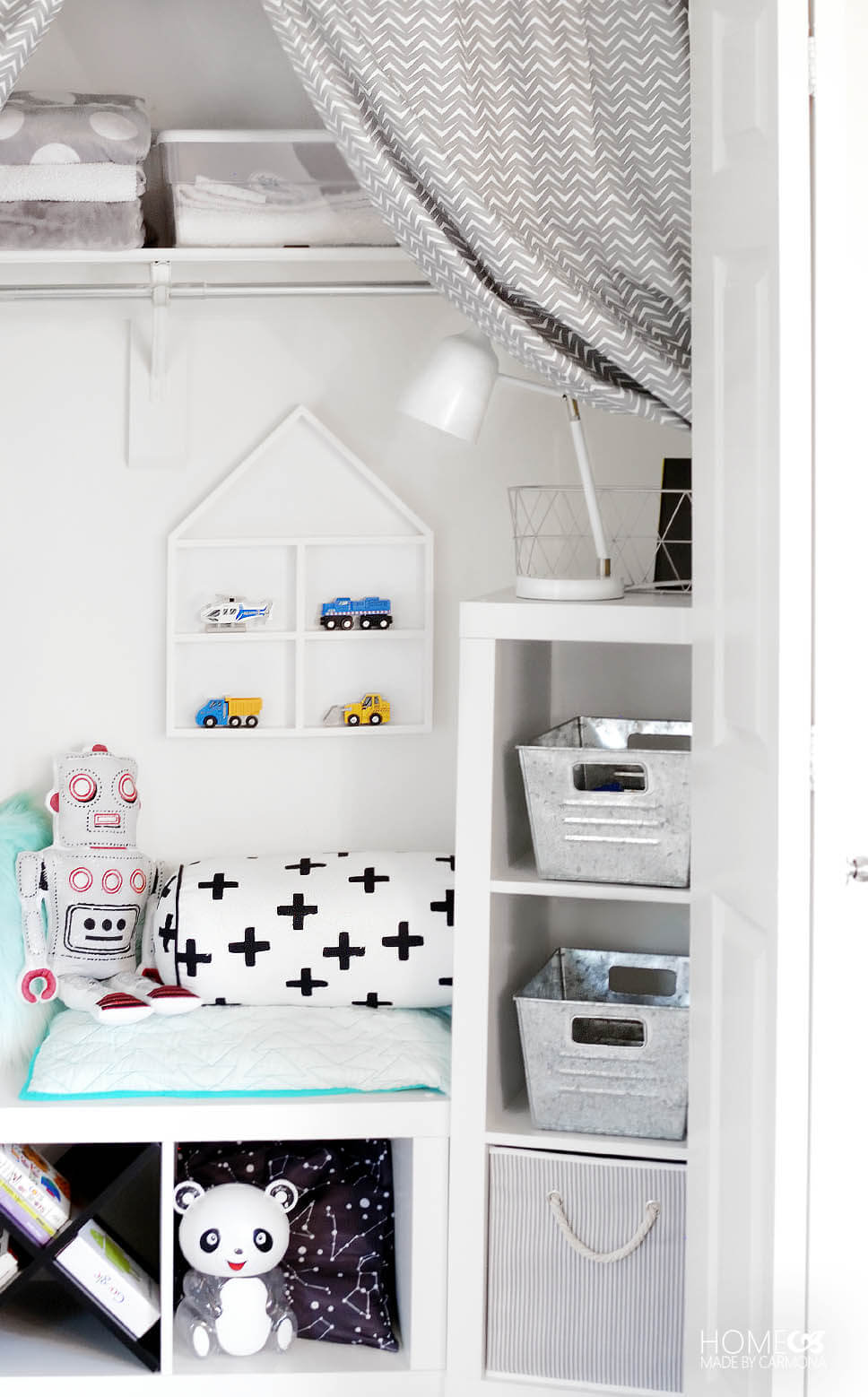 How to Organize Kids Bedroom Closets - Design Improvised