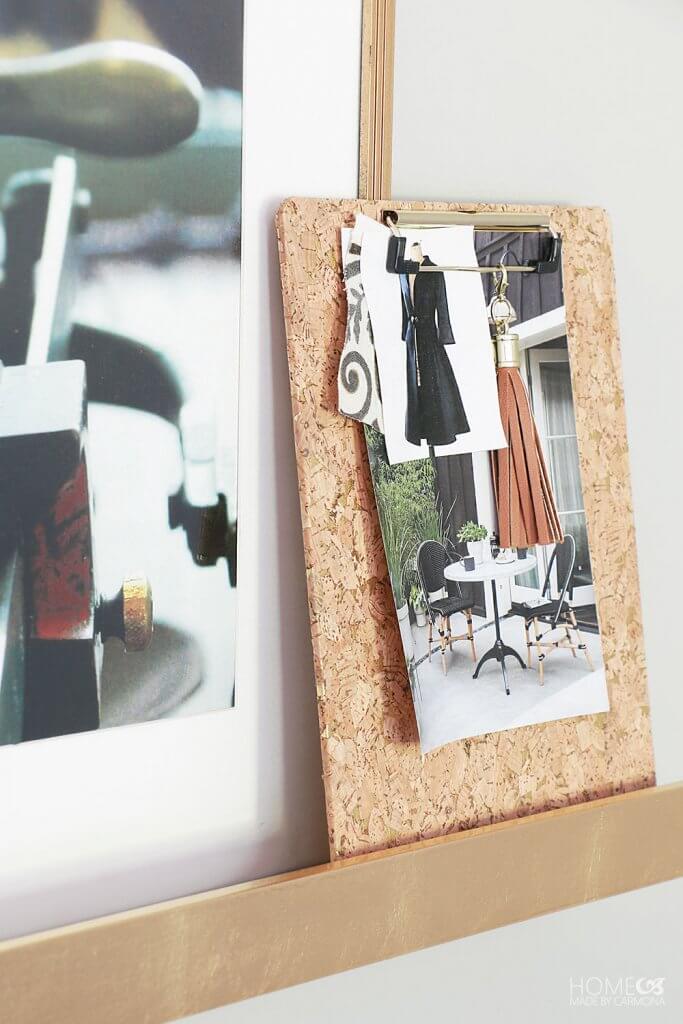 Cork clipboard