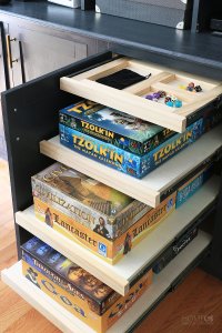 Organize board games and video games