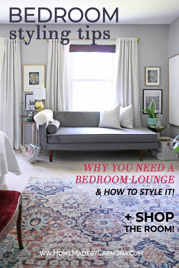 Tips For Styling A Bedroom Lounge Area - Home Made by Carmona