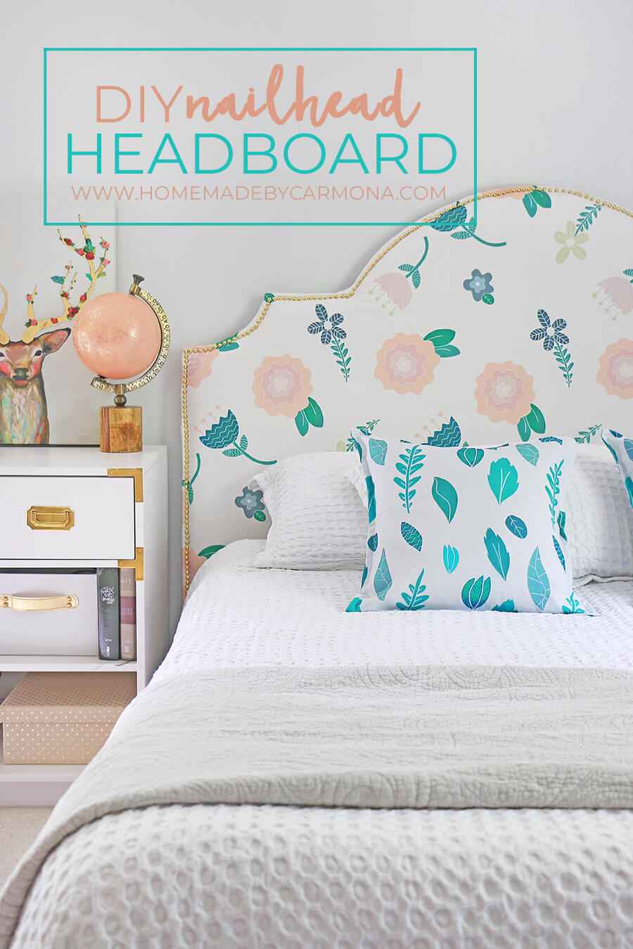 Nailhead headboard outlet