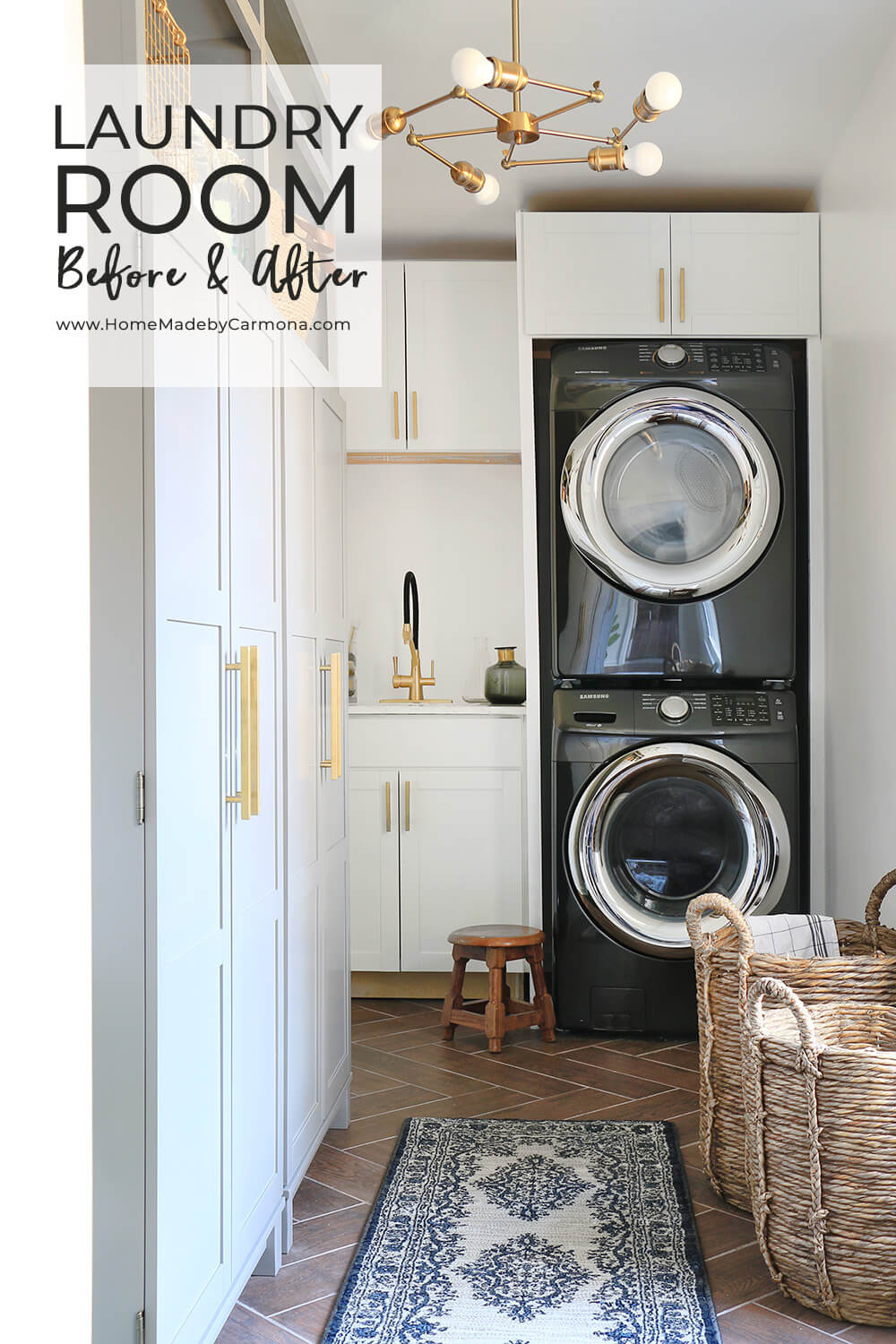 An Organized and Chic Laundry Room Reveal