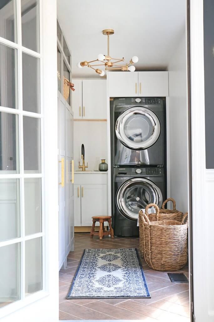 Chic Laundry Room Renovation - Home Made by Carmona