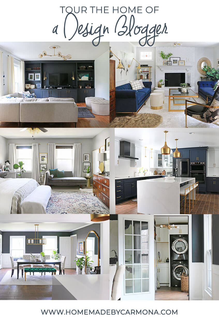 Whole House Tour of Design Blogger's home
