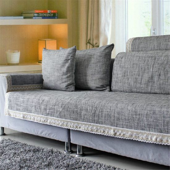 Grey throw shop for couch