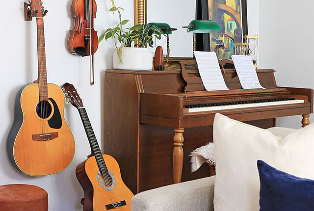 Face the Music: How to Incorporate Instruments Into Your Home Design -  Mansion Global