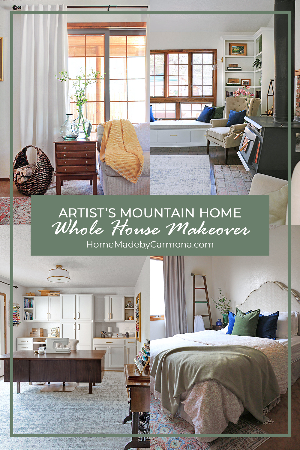 Artist's Mountain Home makeover