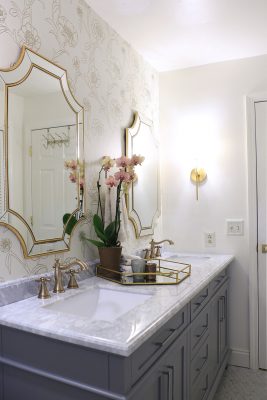Traditional Glam Bathroom Remodel - Home Made by Carmona