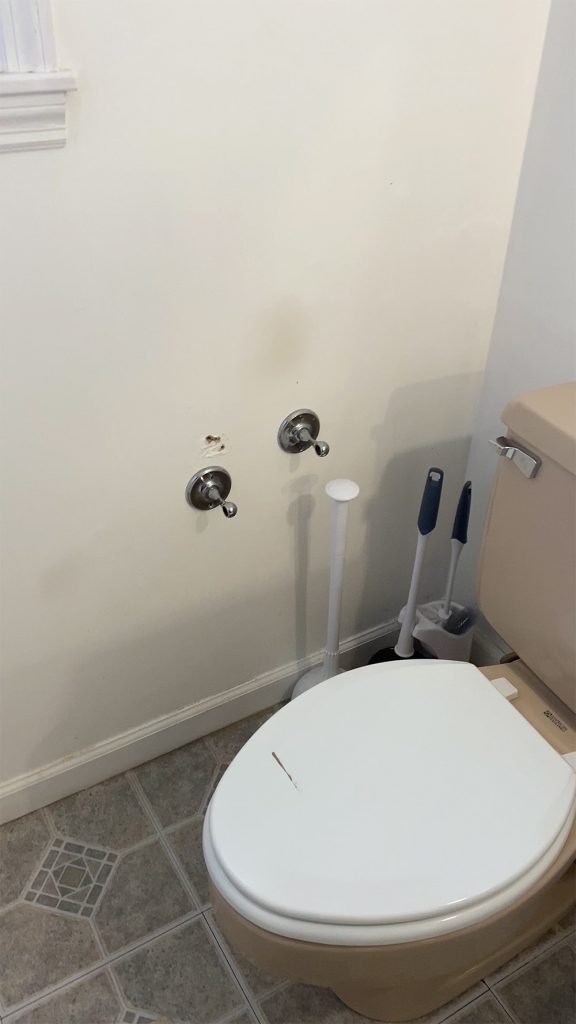 outdated toilet