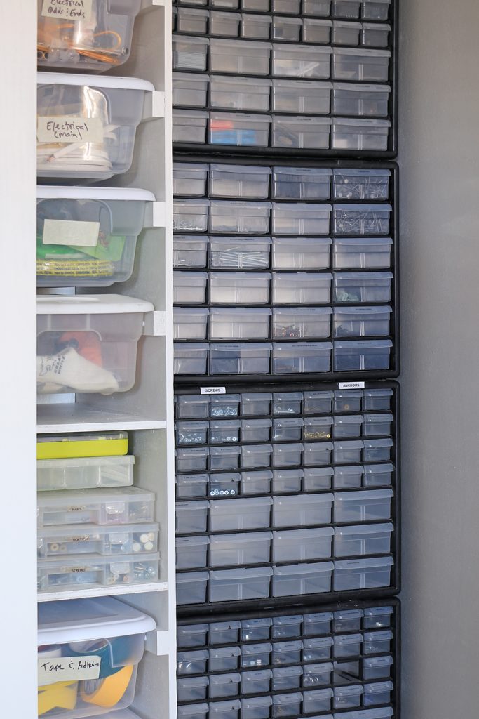 Small part storage solutions