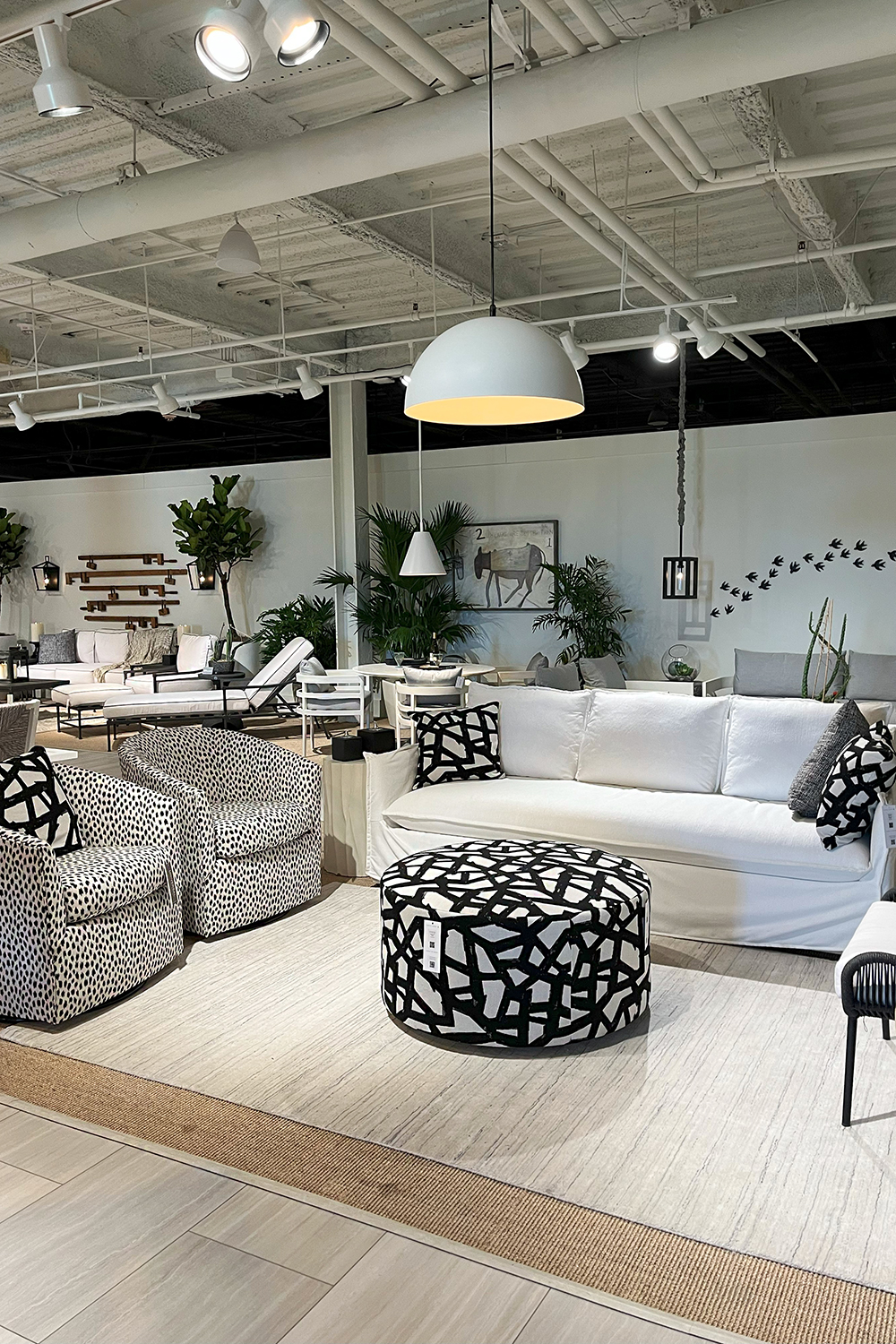 Outdoor and patio furniture from Universal showroom - High Point Market